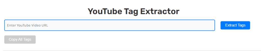 Toolifay YouTube Tag Extractor Tool