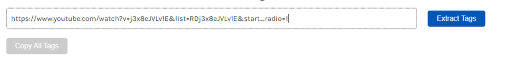 Toolifay YouTube Tag Extractor Tool
