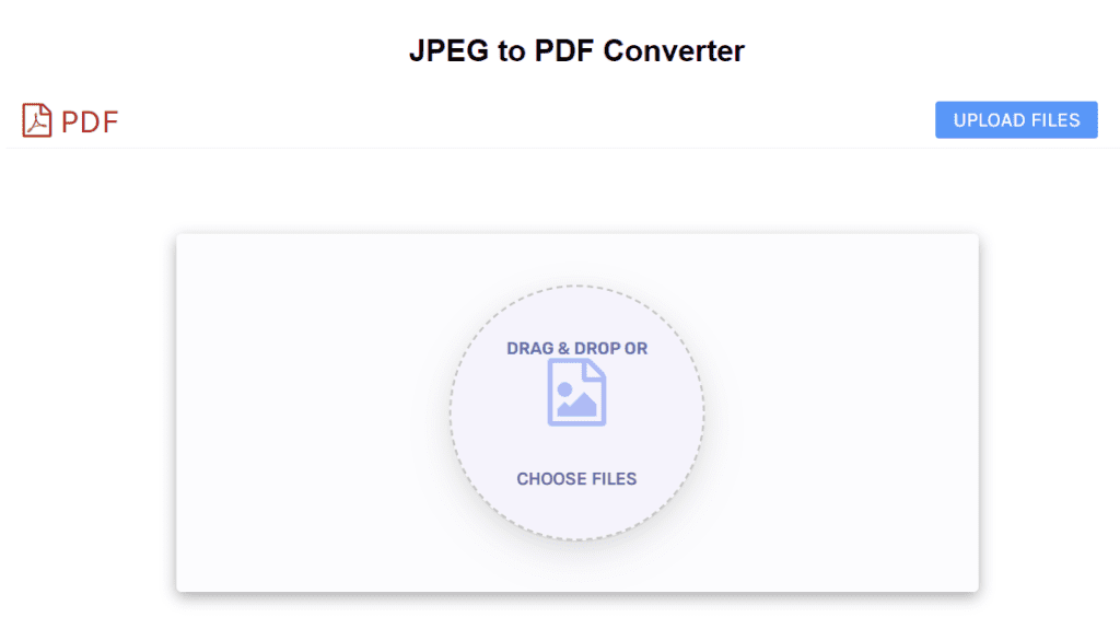 JPEG to PDF converter tool toolifay.com