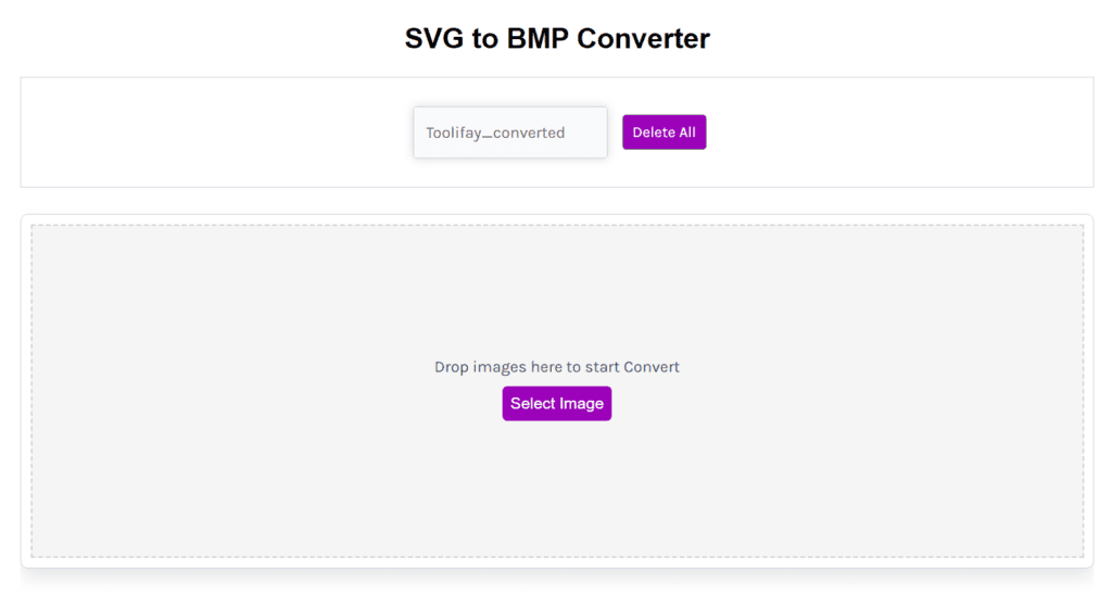 SVG to BMP converter tool toolifay.com